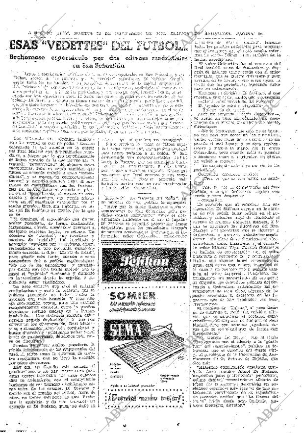 ABC SEVILLA 25-11-1958 página 28