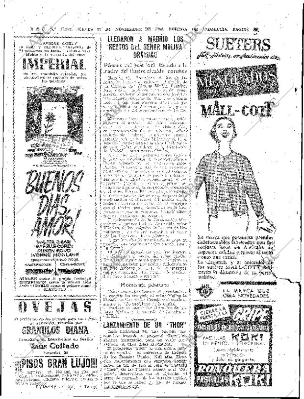 ABC SEVILLA 27-11-1958 página 28