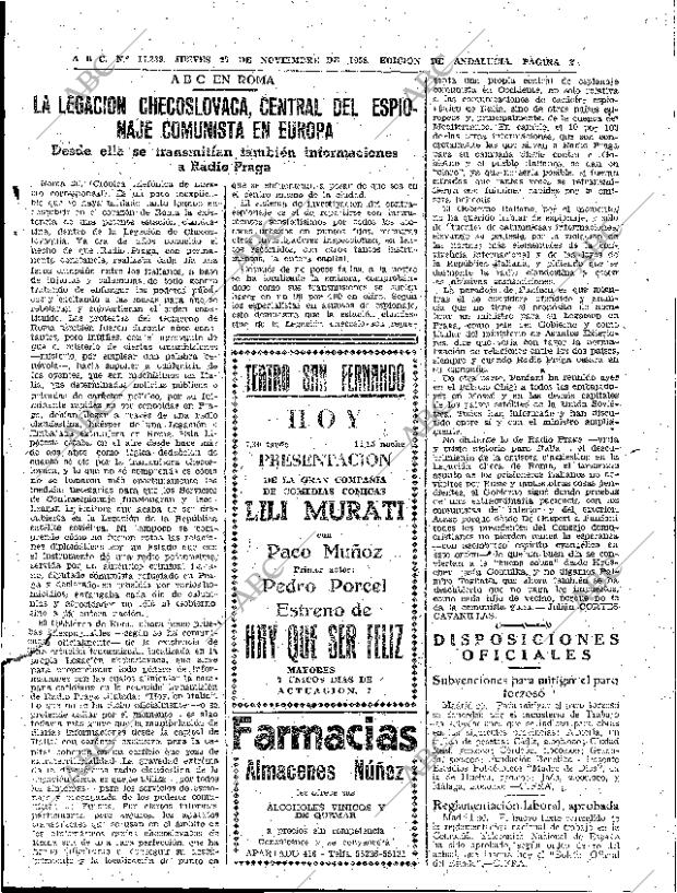 ABC SEVILLA 27-11-1958 página 29