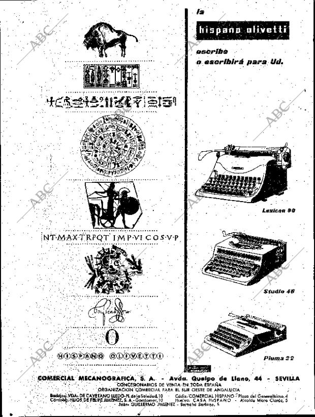 ABC SEVILLA 27-11-1958 página 4