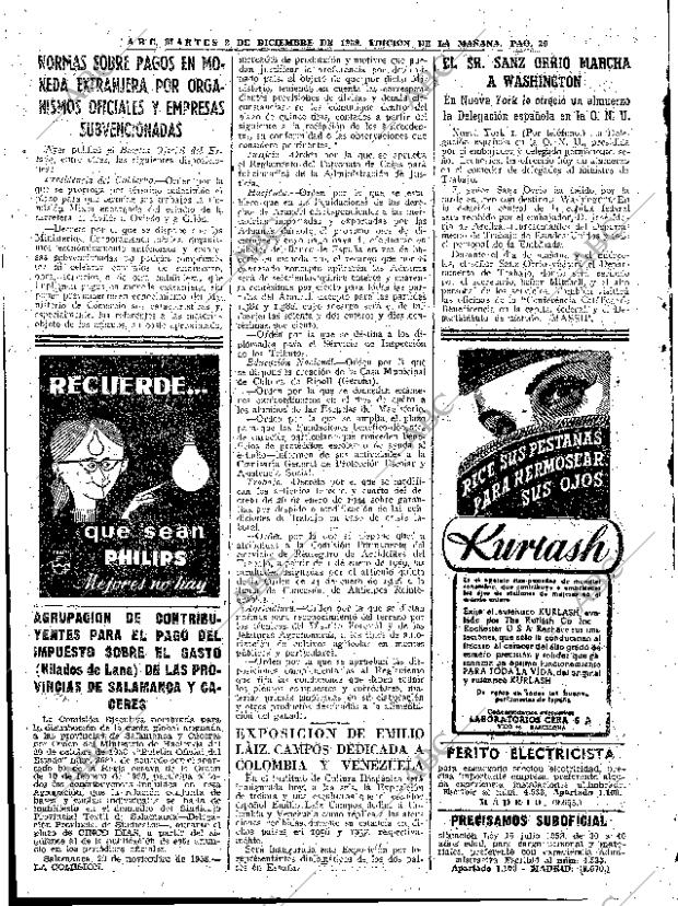 ABC MADRID 02-12-1958 página 20