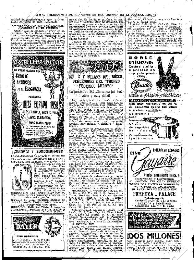 ABC MADRID 03-12-1958 página 74