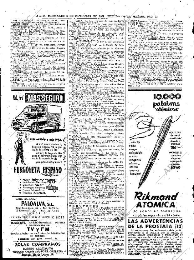 ABC MADRID 03-12-1958 página 78