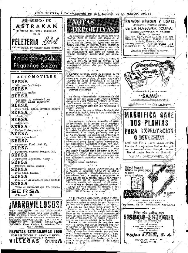 ABC MADRID 04-12-1958 página 80