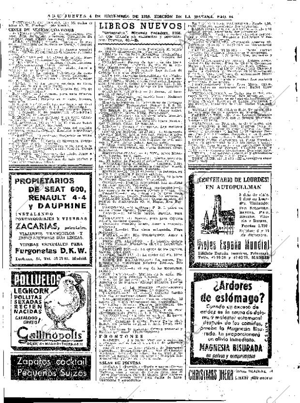 ABC MADRID 04-12-1958 página 84