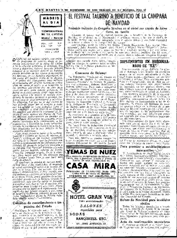 ABC MADRID 09-12-1958 página 67