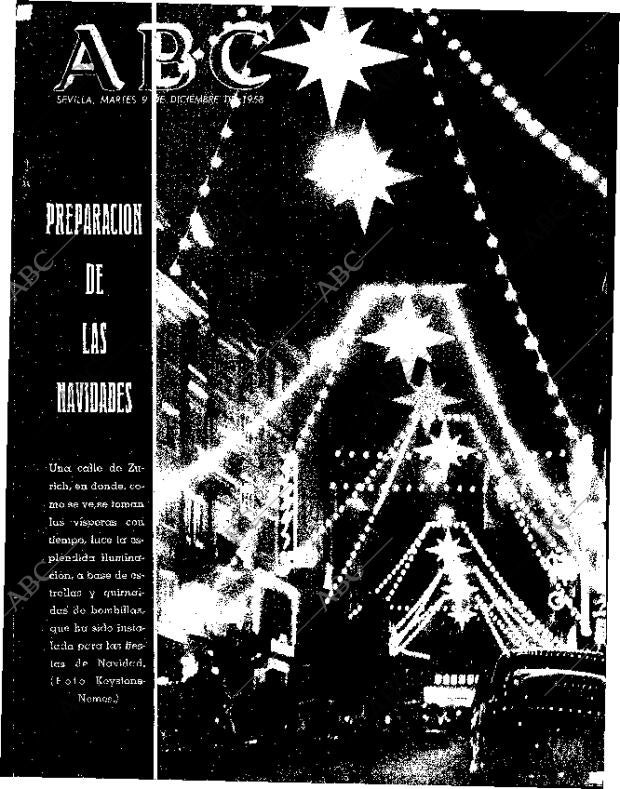 ABC SEVILLA 09-12-1958 página 1