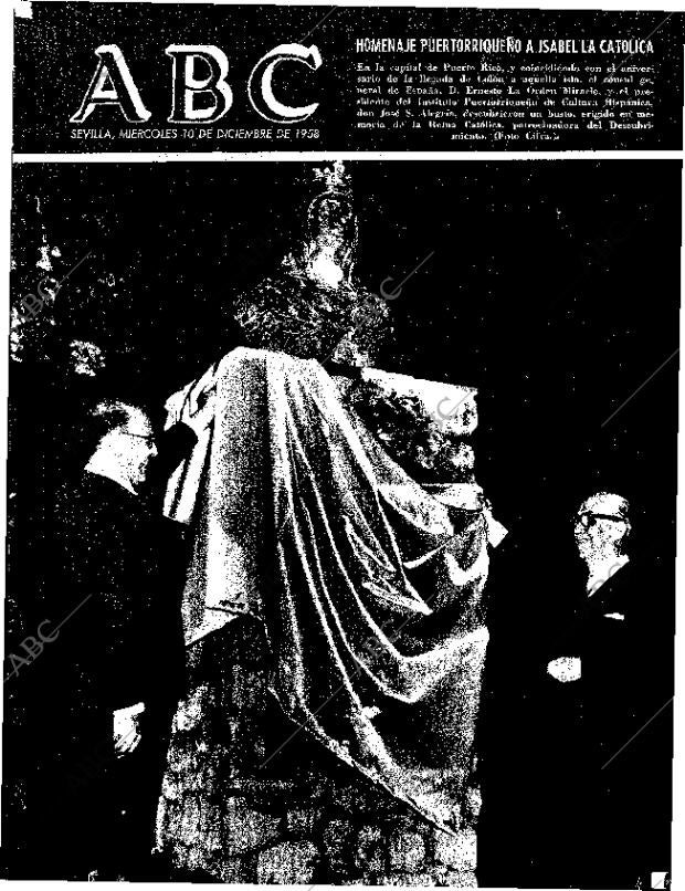 ABC SEVILLA 10-12-1958 página 1
