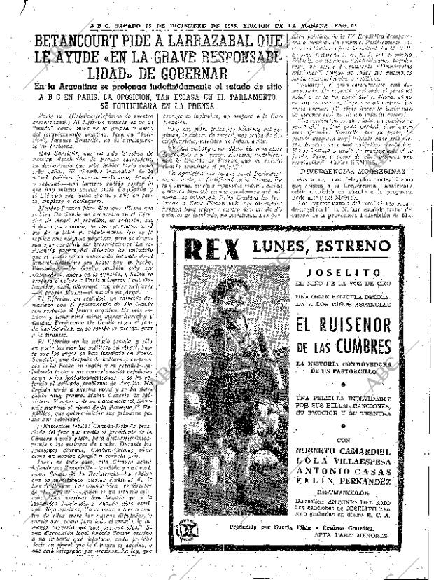 ABC MADRID 13-12-1958 página 51