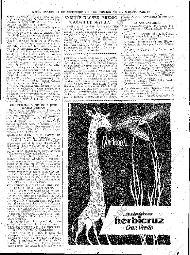 ABC MADRID 13-12-1958 página 67
