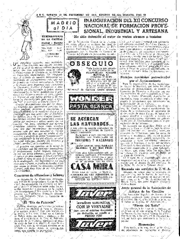 ABC MADRID 13-12-1958 página 69