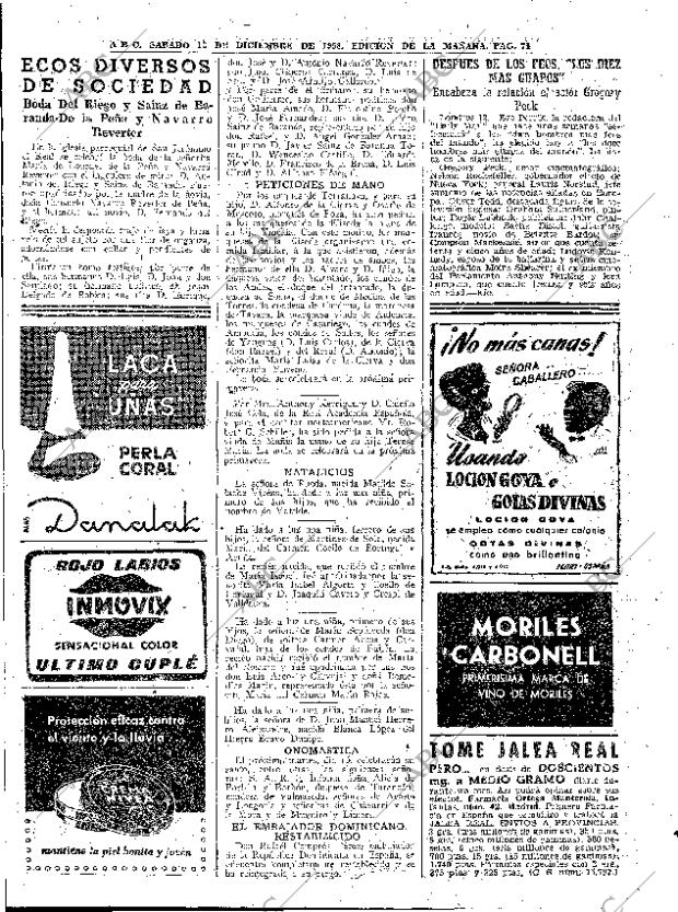 ABC MADRID 13-12-1958 página 74