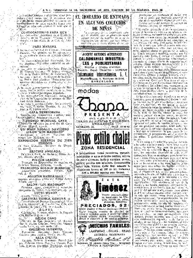 ABC MADRID 14-12-1958 página 99