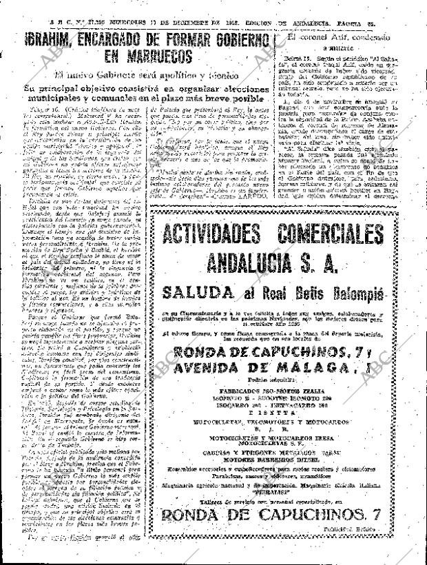 ABC SEVILLA 17-12-1958 página 5