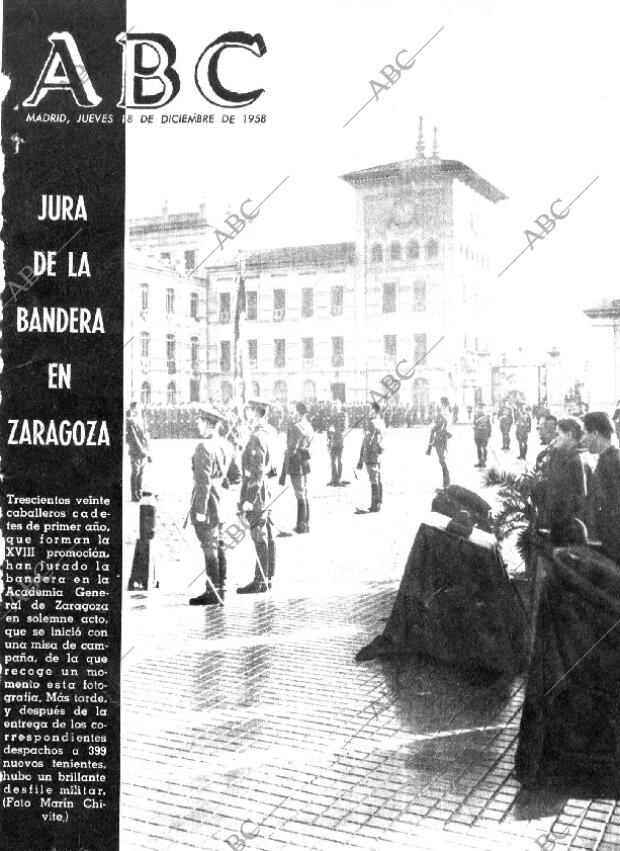 ABC MADRID 18-12-1958 página 1