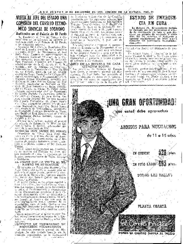 ABC MADRID 18-12-1958 página 49