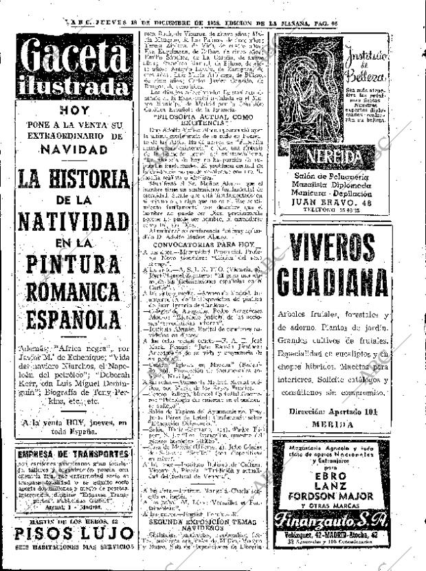 ABC MADRID 18-12-1958 página 66