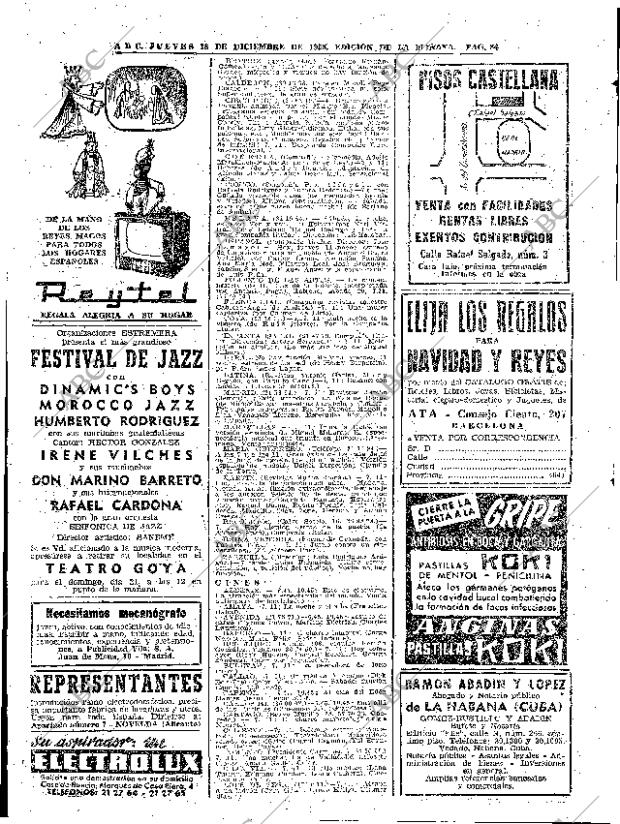 ABC MADRID 18-12-1958 página 84