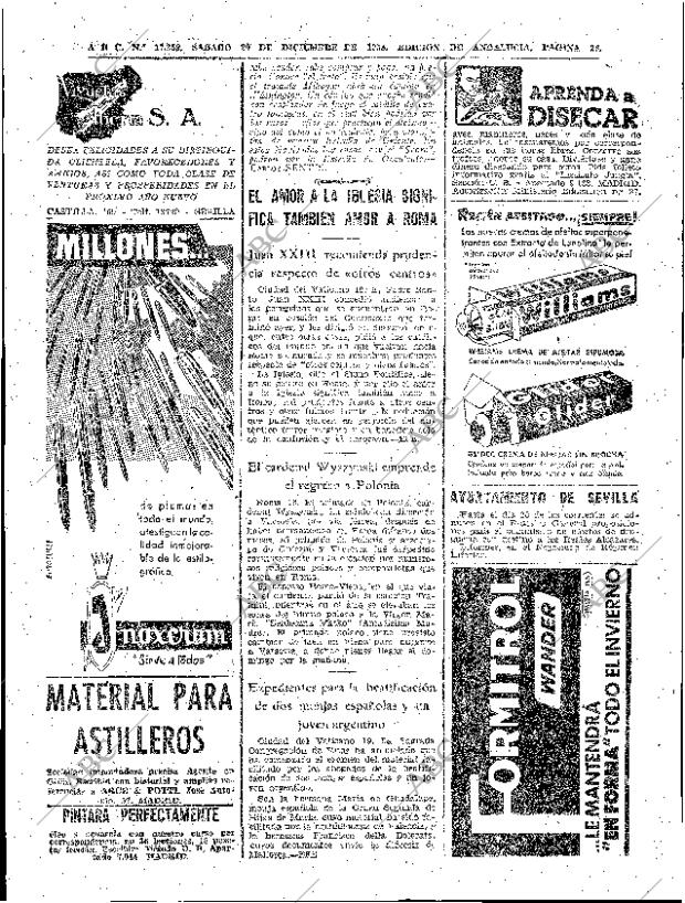 ABC SEVILLA 20-12-1958 página 26