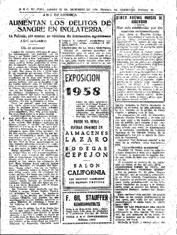 ABC SEVILLA 20-12-1958 página 41