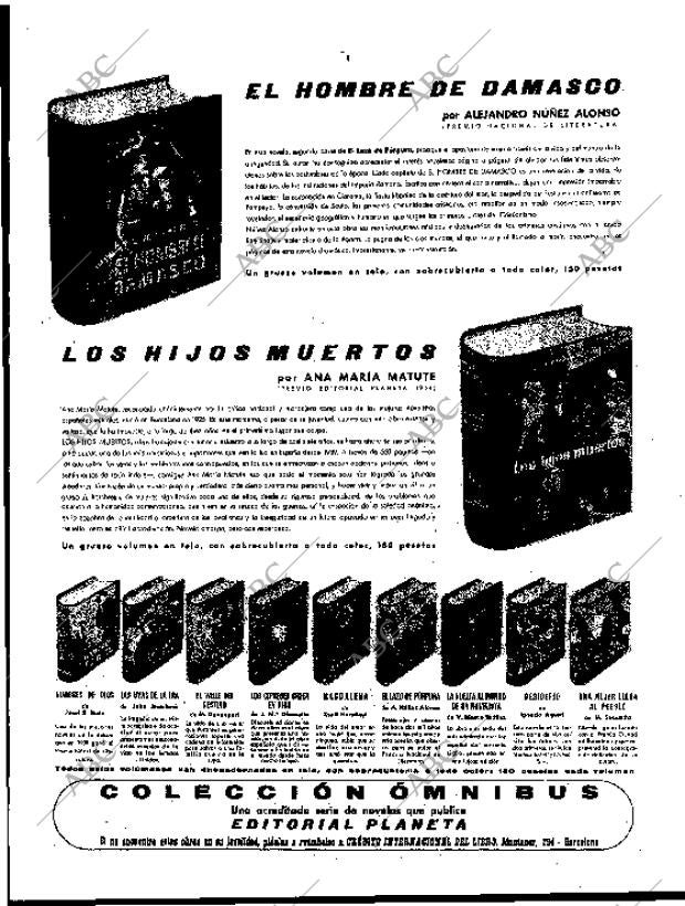 BLANCO Y NEGRO MADRID 20-12-1958 página 27