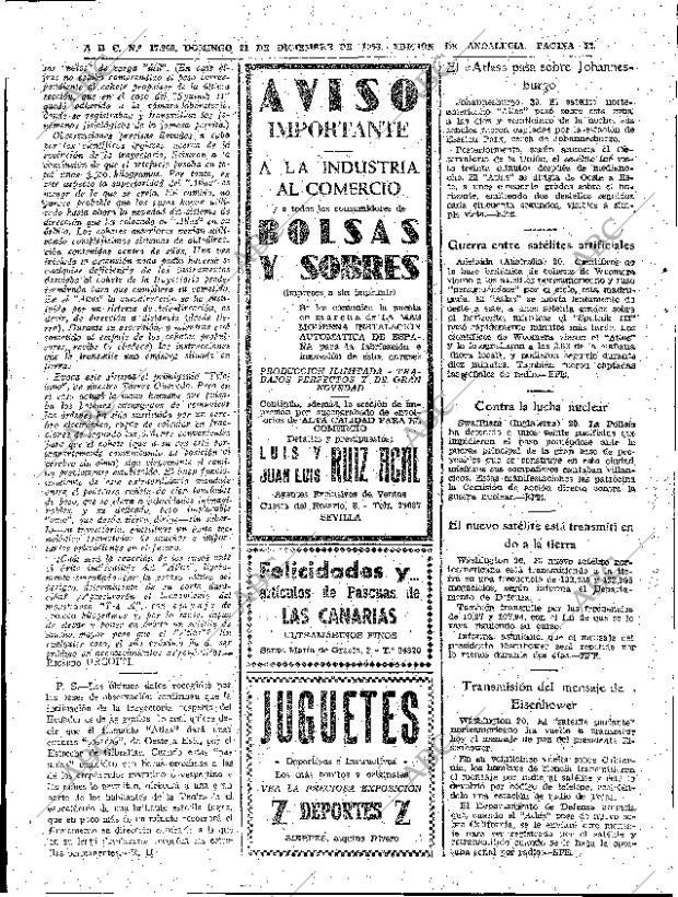 ABC SEVILLA 21-12-1958 página 52