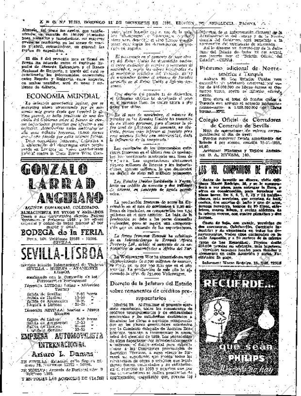 ABC SEVILLA 21-12-1958 página 66