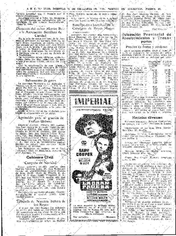 ABC SEVILLA 21-12-1958 página 68