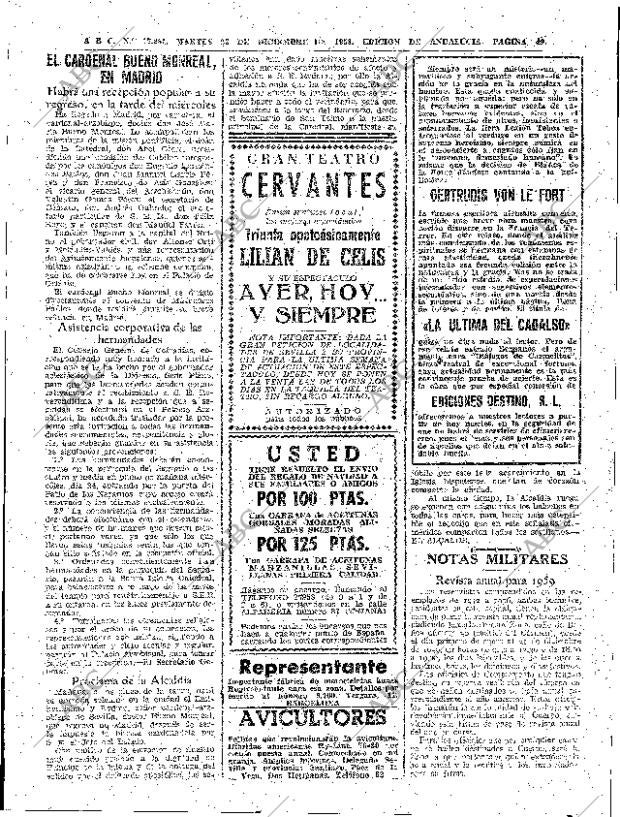 ABC SEVILLA 23-12-1958 página 49