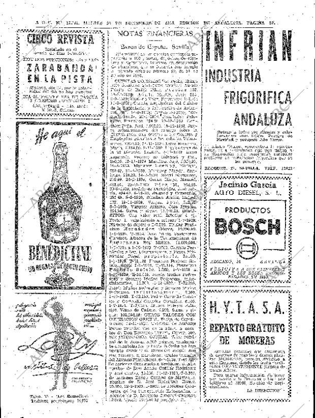 ABC SEVILLA 23-12-1958 página 50