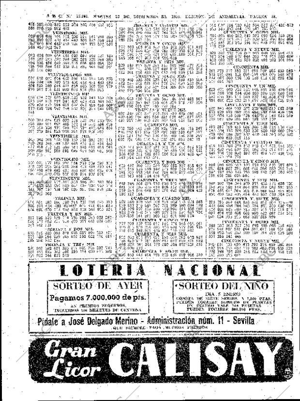 ABC SEVILLA 23-12-1958 página 58