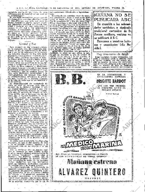 ABC SEVILLA 24-12-1958 página 33