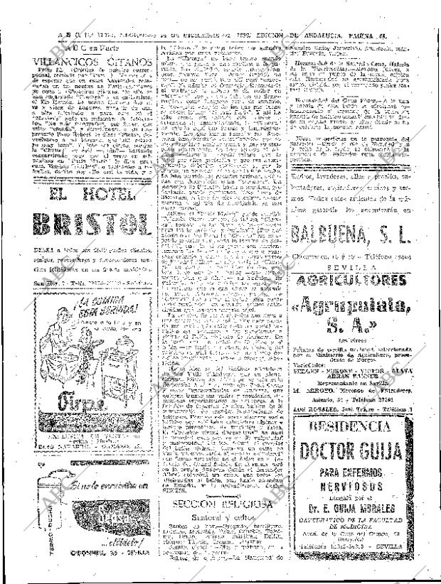 ABC SEVILLA 24-12-1958 página 48