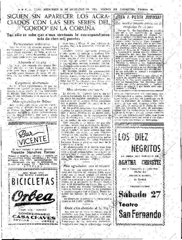 ABC SEVILLA 24-12-1958 página 49