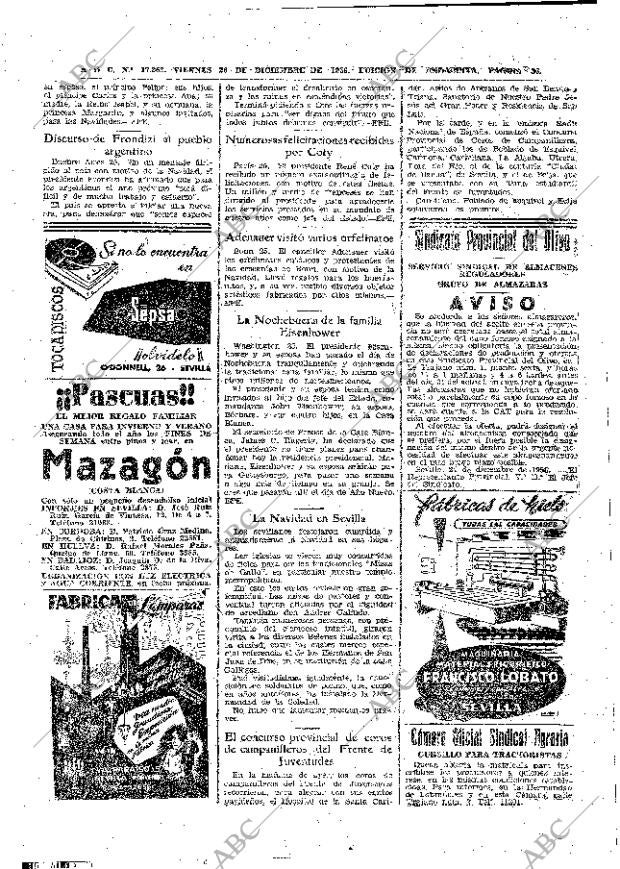 ABC SEVILLA 26-12-1958 página 36