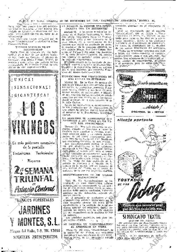 ABC SEVILLA 26-12-1958 página 46
