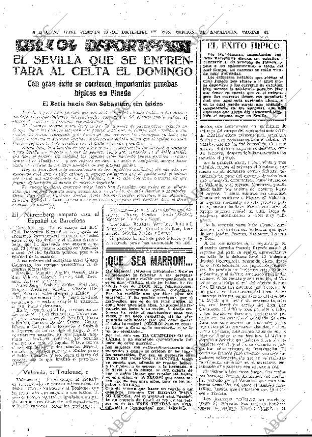 ABC SEVILLA 26-12-1958 página 49
