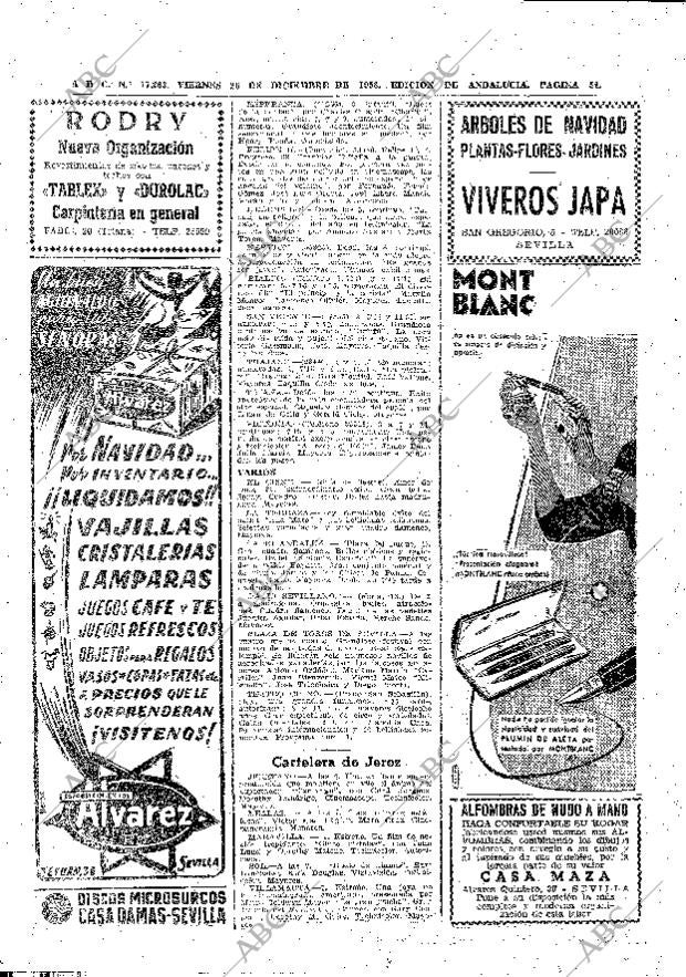 ABC SEVILLA 26-12-1958 página 54