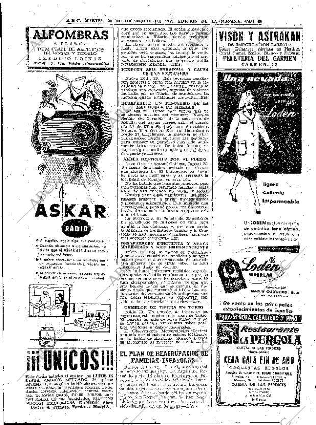 ABC MADRID 30-12-1958 página 68