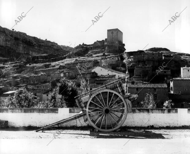 Vista parcial del pueblo Somaen (Soria)