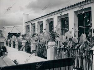 Inauguración de la Escuela-Hogar, un convento y una iglesia en el pueblo de las...