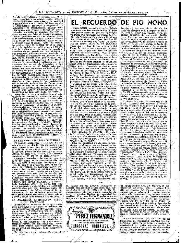 ABC MADRID 31-12-1958 página 49