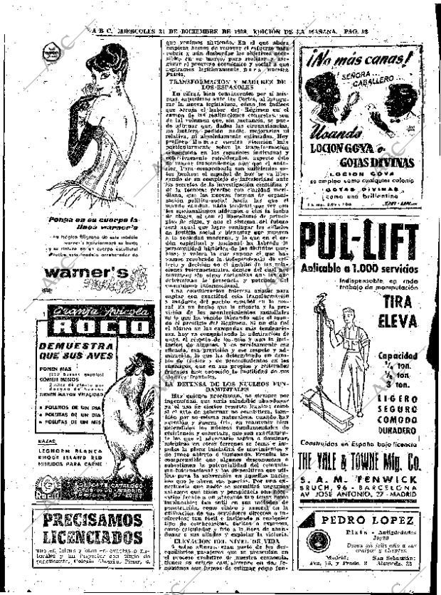 ABC MADRID 31-12-1958 página 52