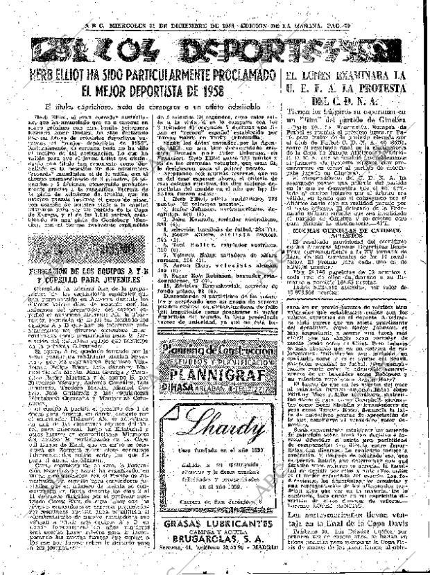 ABC MADRID 31-12-1958 página 79