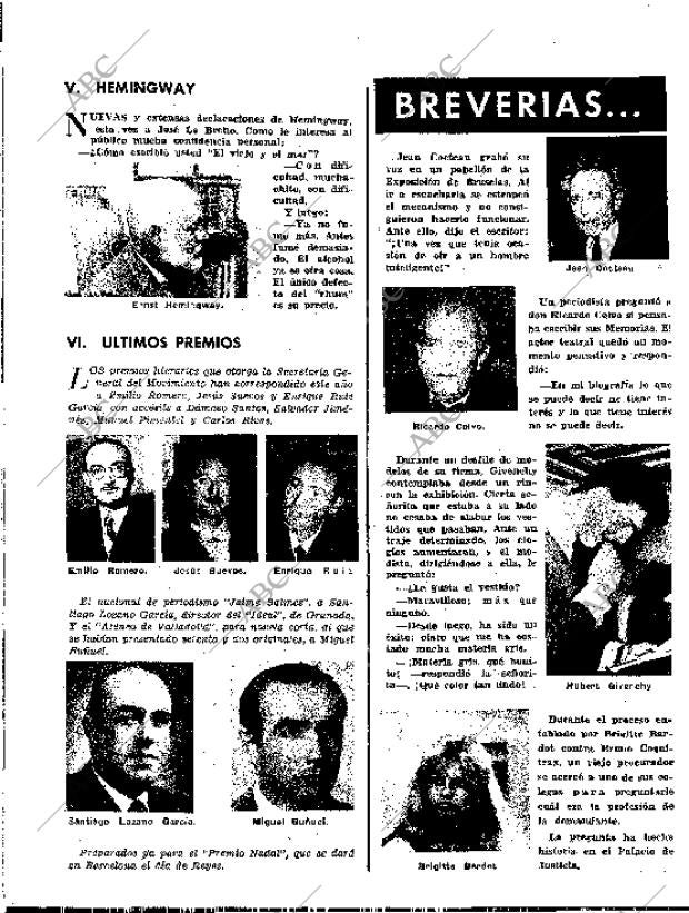 BLANCO Y NEGRO MADRID 03-01-1959 página 74