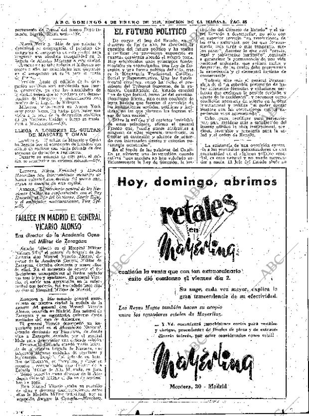 ABC MADRID 04-01-1959 página 85