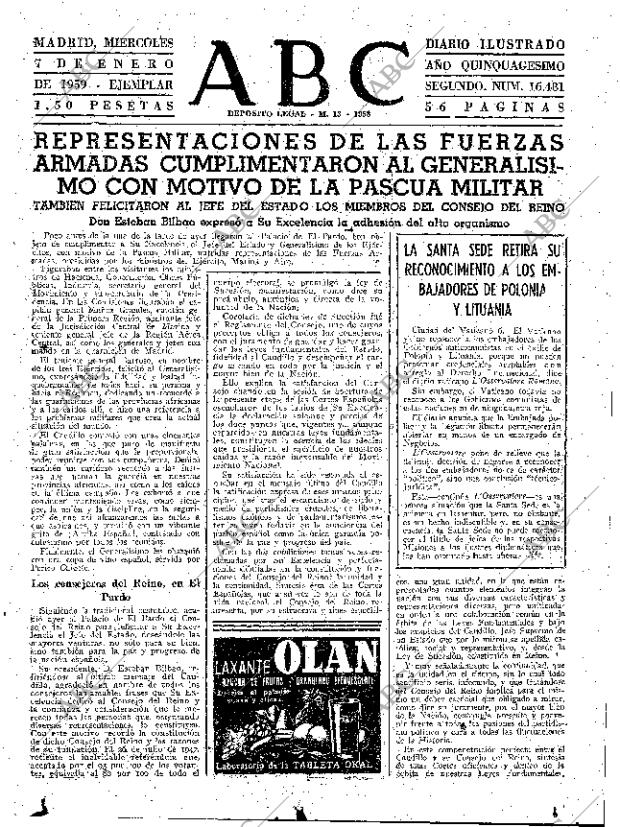ABC MADRID 07-01-1959 página 23