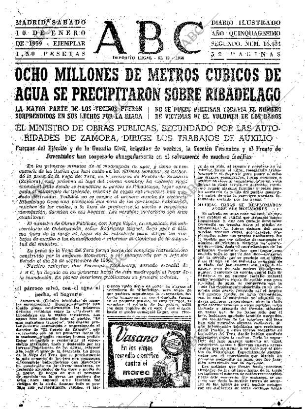 ABC MADRID 10-01-1959 página 15