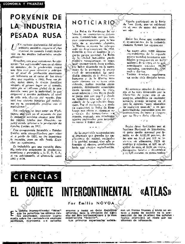 BLANCO Y NEGRO MADRID 10-01-1959 página 108