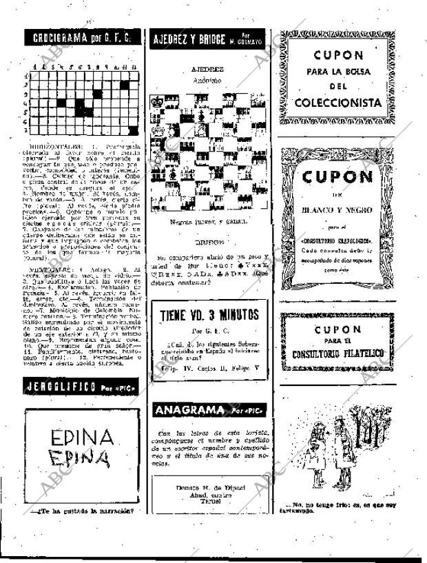 BLANCO Y NEGRO MADRID 10-01-1959 página 121